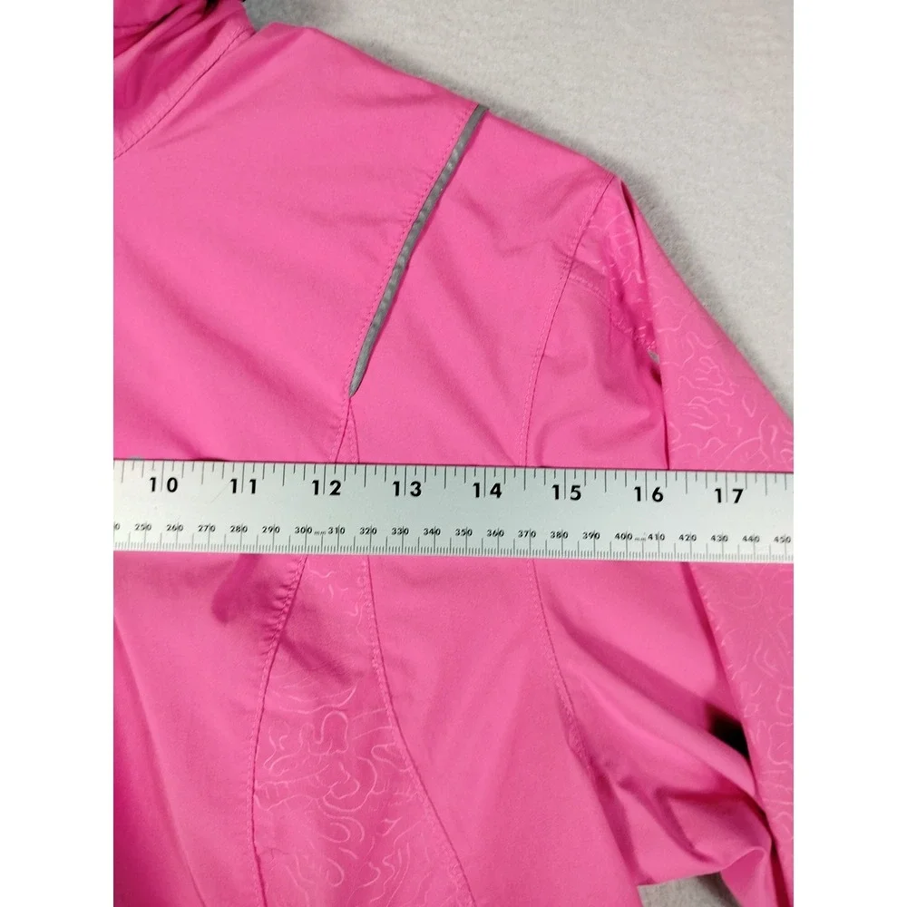 Gore Bike Wear Jacket Womens Medium Pink GORE-TEX Cycling Windbreaker Reflective